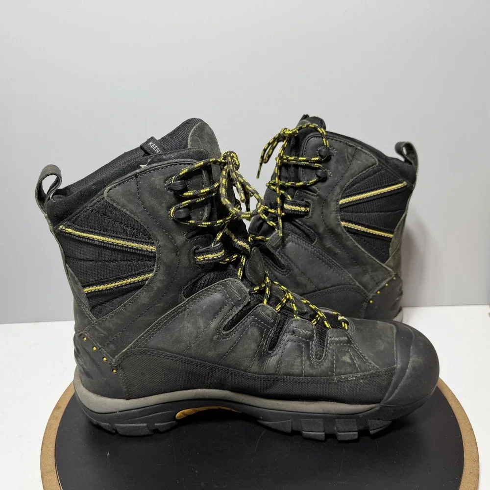 Keen Summit County Boots Mens 13 Black‎ Shellback Insulated Winter Snow Hiking